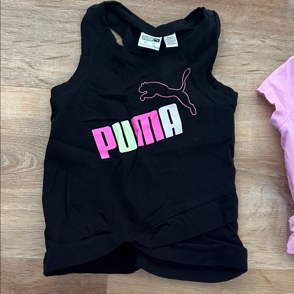 Puma Girls' Black and Pink Activewear Collection - Picture 7 of 10